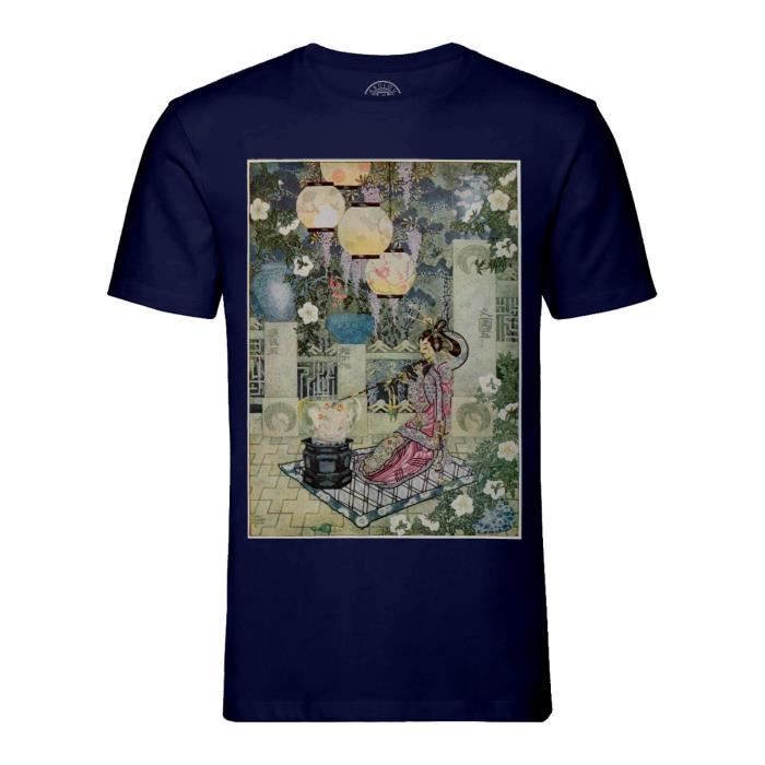 T-shirt Homme Col Rond Bleu Les Muscles La Fine Equipe Bleu