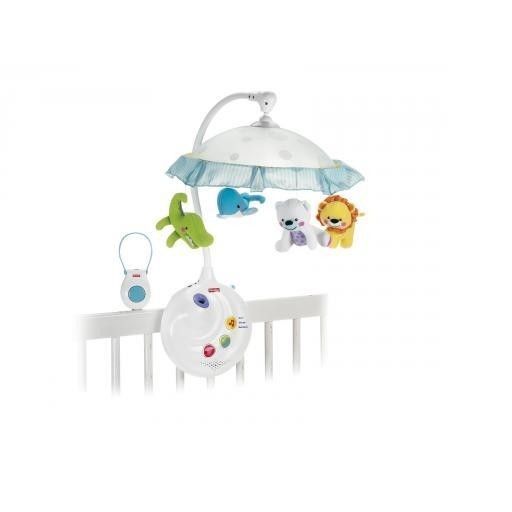 Mobile Fisher-Price Douce Planète - Pour Poussette Ou Lit, Avec 4 Personnages Et Son Amical