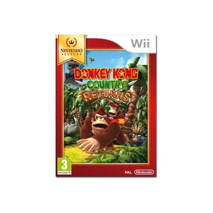 Donkey Kong Country Returns Nintendo Selects Import Anglais - vue 2