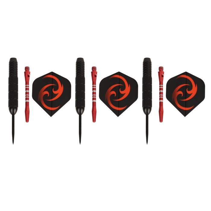 Set De 6 Fléchettes Acier – Pointes Métal, 15,2 Cm, 14g, 6 Couleurs – Maison, Bar, Extérieur