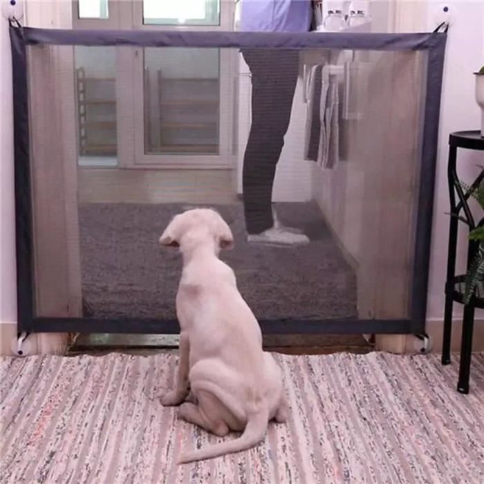 180 72cm Cloture Pour Animaux Interieur Barriere Filet De Chien Chat Barriere D Escalier Longeur Reglable Cdiscount Jardin