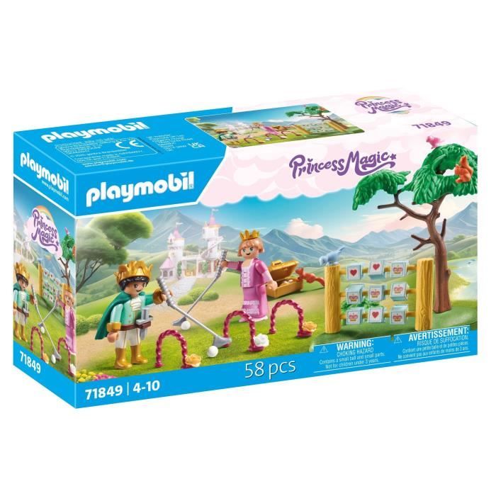 PLAYMOBIL+71849+Jeux+de+jardin+royal+avec+enfants