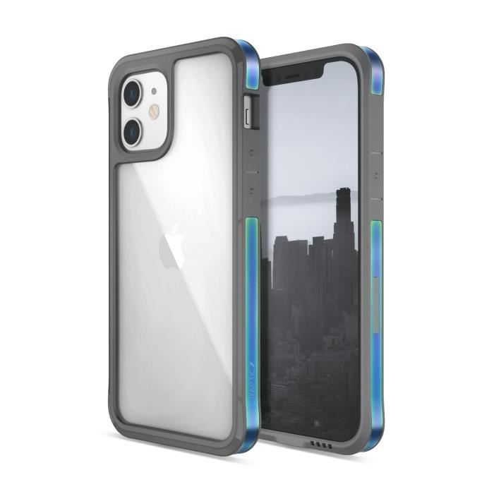 Coque Edge Iridiscent pour iPhone 12 Mini en Synthétique Bleu