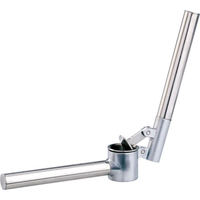 Presse-Ail En Acier Inoxydable - Écrase-Ail Sans Épluchage, Robuste, Compatible Lave-Vaisselle + Éplucheur & Brosse Offerts - Gain De Temps En Cuisine