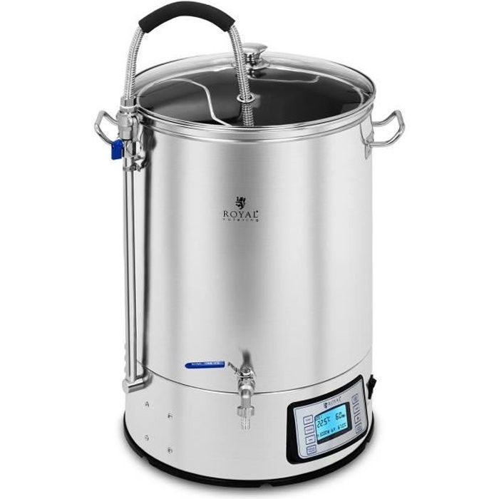 CUVE INOX BRASSAGE 25/40 litres - chauffage électrique - Bières cuves CUVE INOX BRASSAGE 25/40 litres - chauffage électrique - Bières cuves