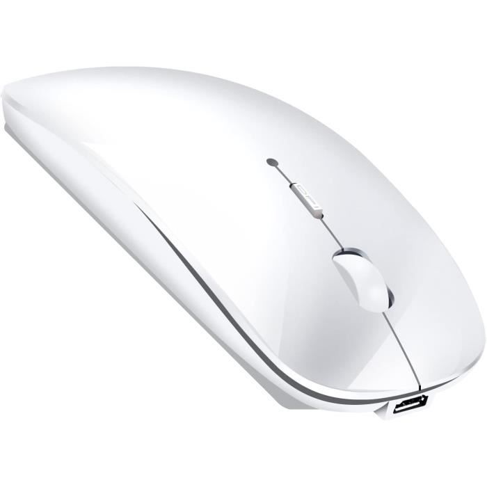 Souris Bluetooth Sans Fil – Laser – 1600 DPI – 4 Boutons – Pour MacBook, IPad, PC