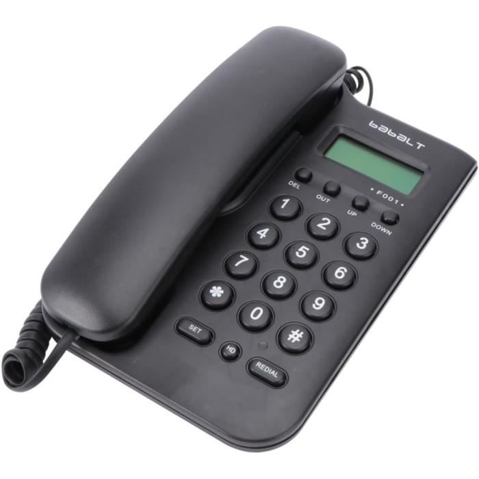 Téléphone Fixe Alcatel Temporis 16 – Vintage à Grosses Touches – Fonctionne