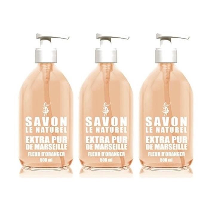 Savon le Naturel Extra Pur de Marseille à la Fleur d'Oranger 500 ml — free download