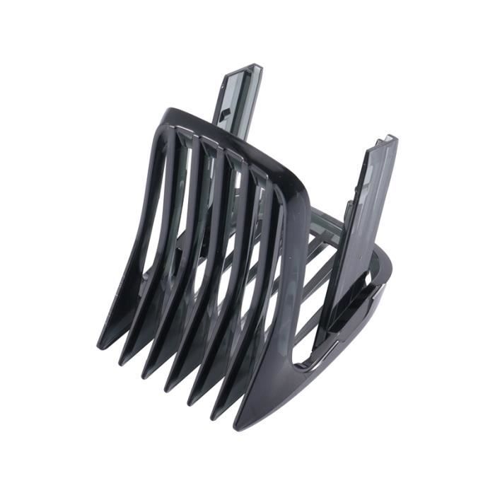pour Philips Tondeuse à Cheveux HC3400 HC3410 HC3420 HC3422 HC3426 HC5410 HC5440 HC5447 HC5450 - 7452 Peigne de Fixation Noir