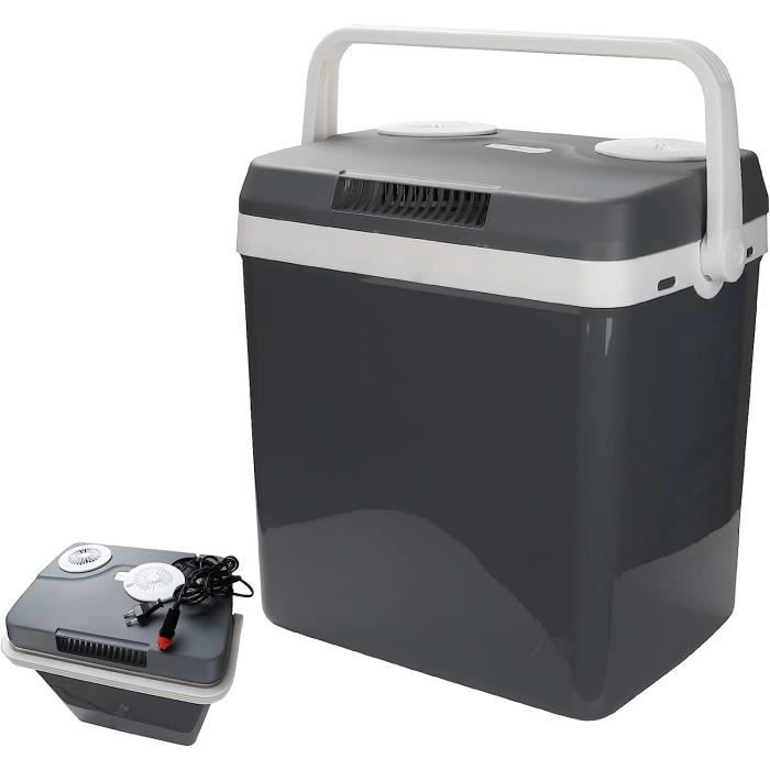 Mobicool ME27 Glacière électrique Portable, 26 Litres, 12 V Et 230 V Pour Voiture, Camion, Camping-Car, Bateau Et Prise De Courant
