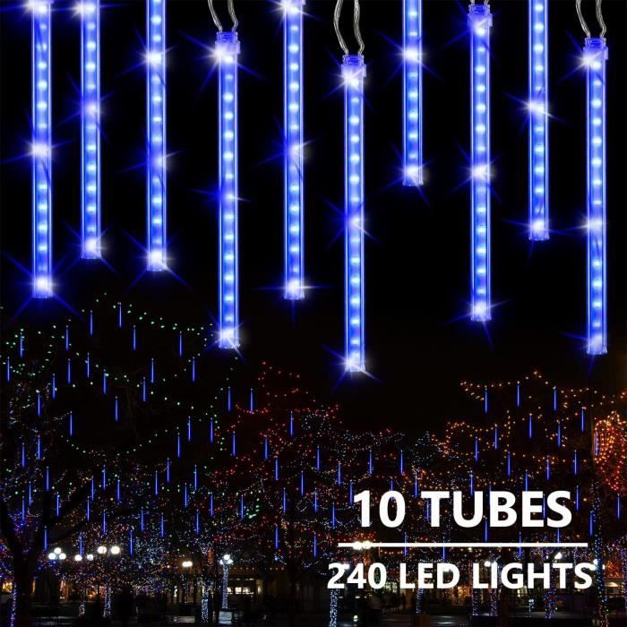 Guirlande lumineuse lumière extérieure de noël à LED énergie solaire, guirlande
