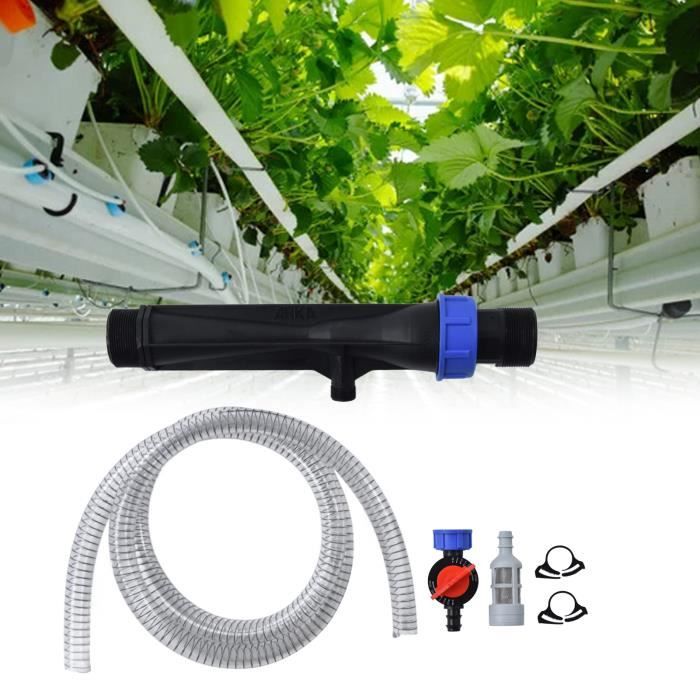 Injecteur Venturi BE-Tool Pour Irrigation Jardin - Système Goutte à Goutte Avec Filtre