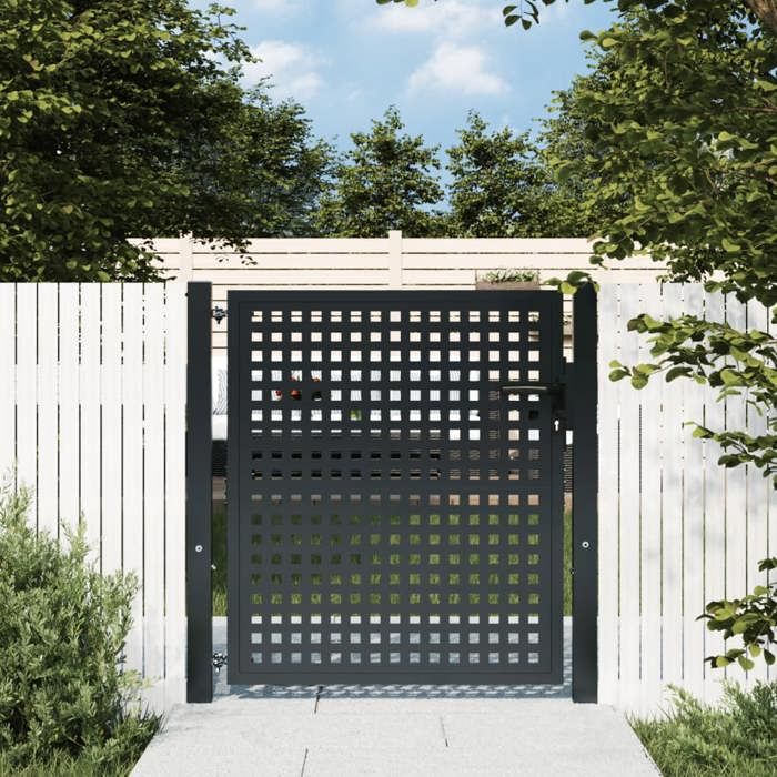 vidaXL Portail de jardin 105x150 cm - vue 2