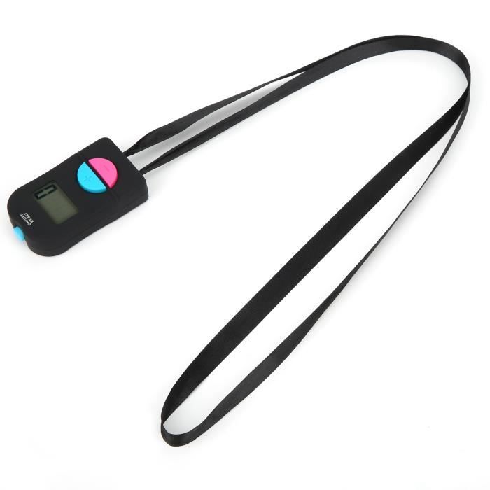Compteur De Doigts électronique Yakermur – Réglable, Avec Motif Fleurs Et Strass, Pour Sport Et école