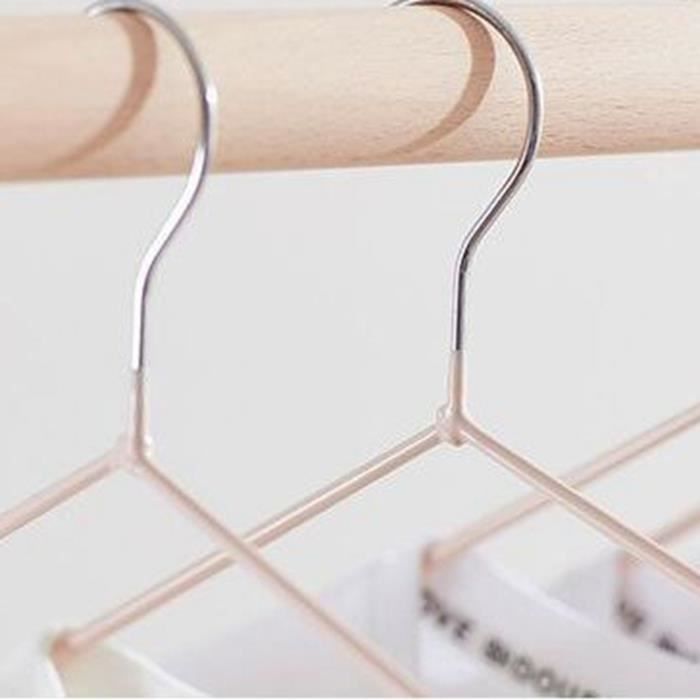 Cintres à Pinces Teckpeak - Lot De 10 - Acier Inoxydable Pour Lingerie Et Petits Vêtements
