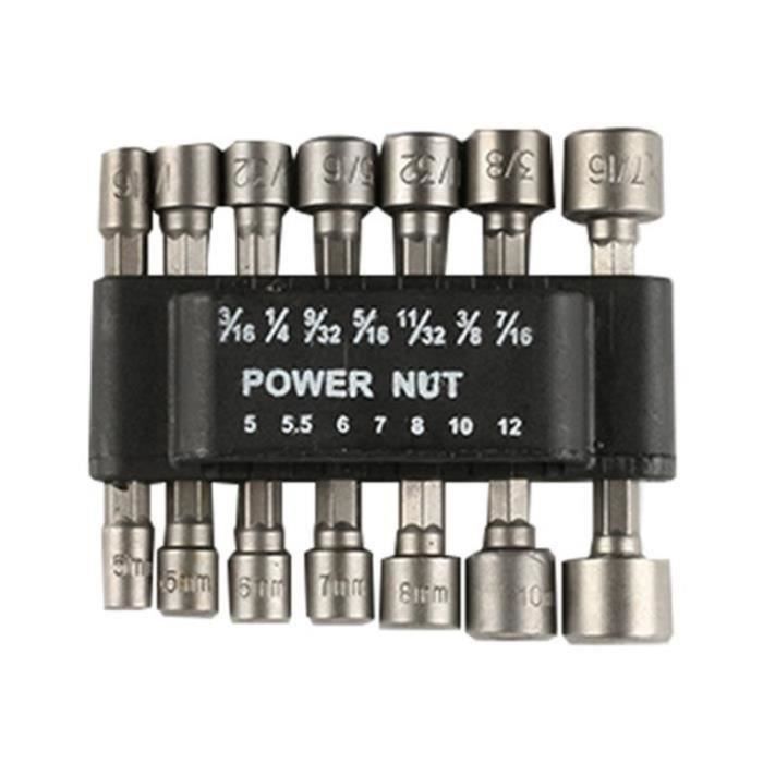 Tourne-écrou Flexible 7mm - Pour Colliers De Serrage - Longueur 31cm - Poignée Confortable