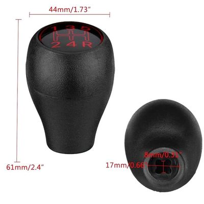 Juttzzei Pommeau De Vitesse Peugeot 5 Vitesses - Compatible 205 504 505 309 GTI CTI - Argent