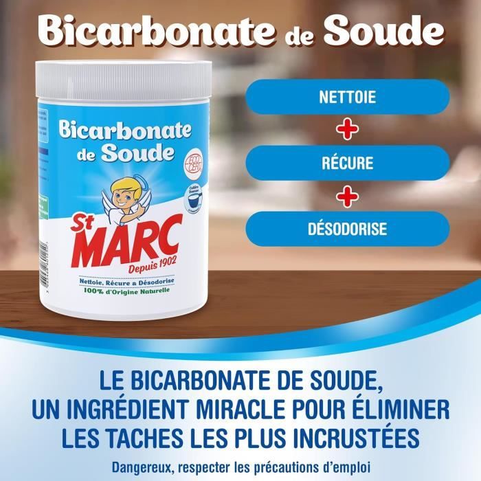 Kit Ingrédient Bruts écocertifiés 100 origine naturelle acide citrique, bicarbonate de soude
