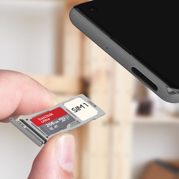 Tiroir Double Pour Cartes SIM Et SD Pour Nokia 6.1 - Noir | Pièce D'origine Nokia | Modèle 12195