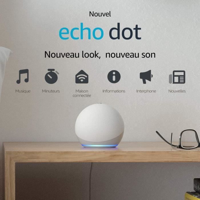 Bon plan – L'enceinte connectée Echo Dot 4e génération à 30