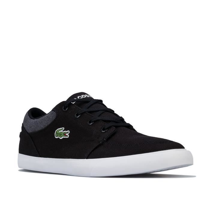 Baskets Lacoste Bayliss 319 1 Cma Pour Homme En Noir. Black Cdiscount Chaussures