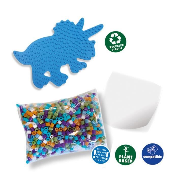 SES Creative Green Beedz - Mélange De 3000 Perles à Repasser Multicolores Éco-Responsables