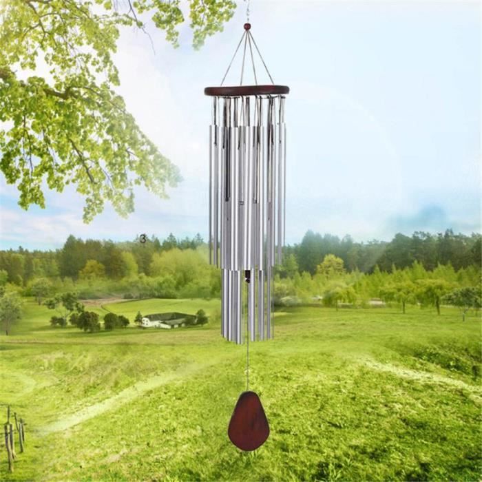 RHAFAYRE Carillons éoliens Carillon éolien de jardin avec 12 tubes