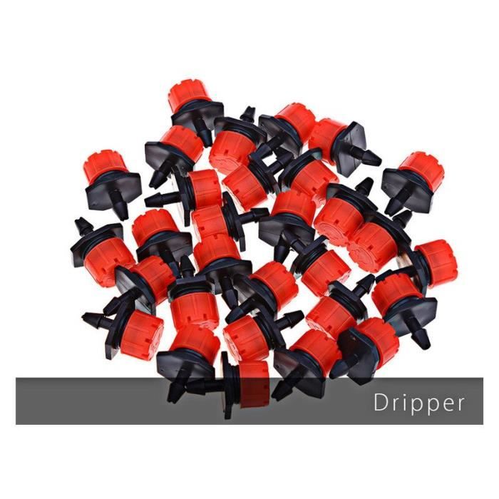 40 Goutteurs Réglables 360° - Irrigation Goutte à Goutte Pour Jardin Plantes Serre Systeme Arrosage Automatique 96571475