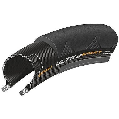 Pneu vélo route CONTINENTAL Ultra Sport III 700x25C Noir Tubetype