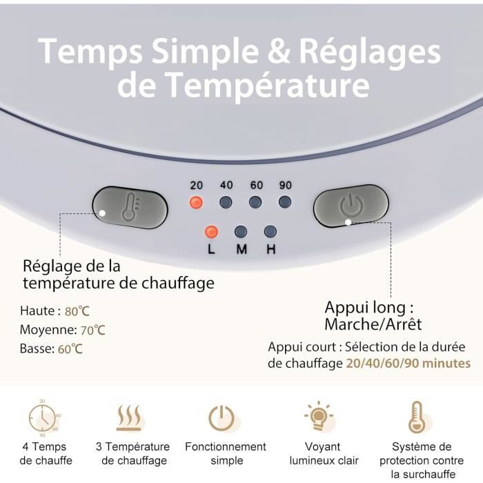 mixed24 23L Chauffe-serviettes avec lumière UV pour spa de massage bi mixed24 23L Chauffe-serviettes avec lumière UV pour spa de massage bi