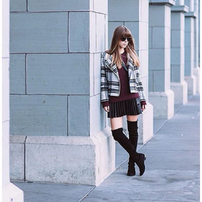 Cuissardes noir best sale femme