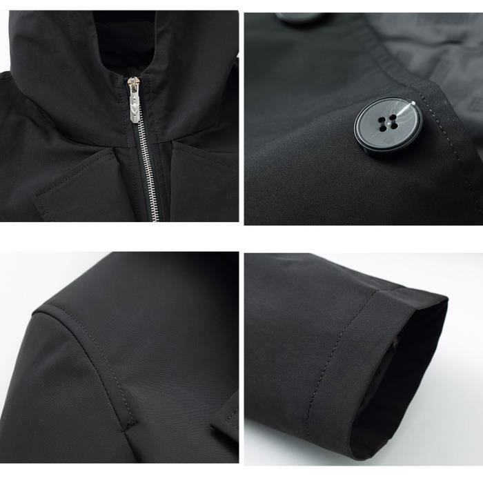 Générique Parka Manteau Anti-Froid Mi Saison Trench Coat À