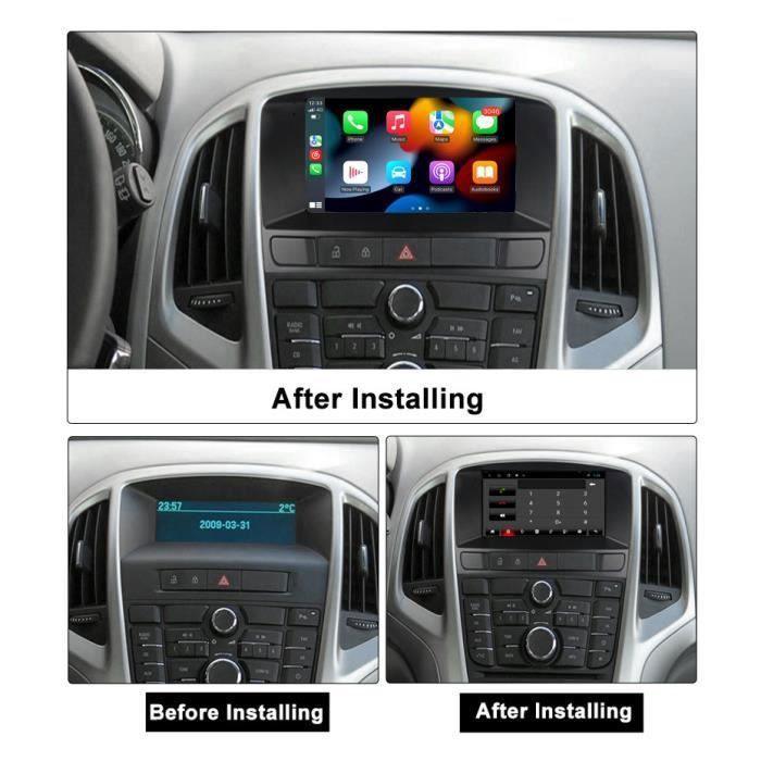 Autoradio GPS Bluetooth pour Opel Astra J 2010 2011 2013 CarPlay