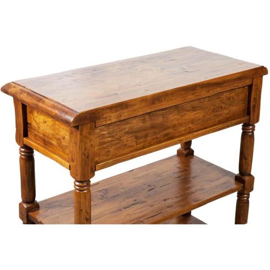 Table Basse Campagnarde En Bois Massif De Tilleul Massif Finition