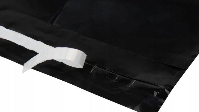 50 Enveloppes D’expédition Auto-scellantes Noires 19x24 Cm – Sacs Polyéthylène 2,5 Mil