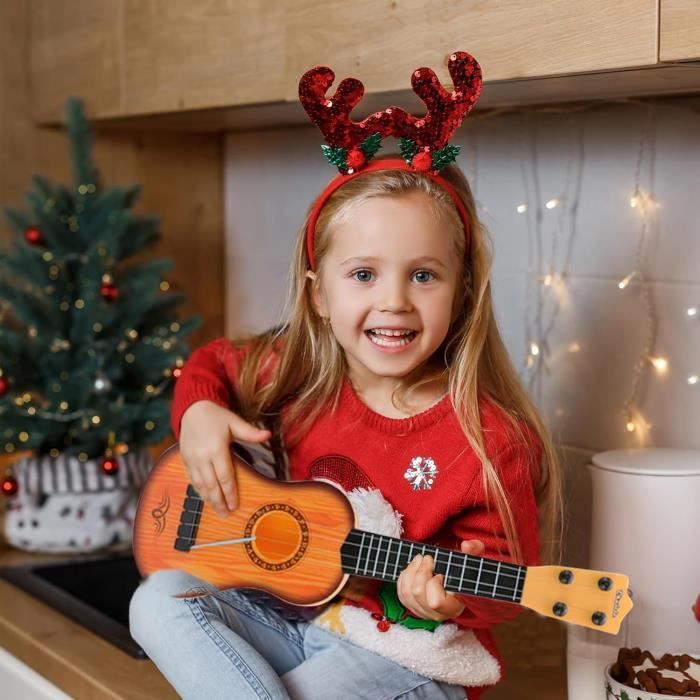Guitare Enfant 3 Ans Guitare pour Enfants Cadeaux de Noël 17 Mini Guitare  ukulélé Guitare Guitare avec 4 Cordes ajustées,Jaune - Cdiscount  Instruments de musique