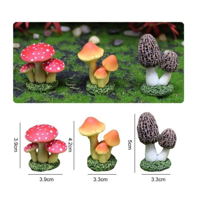 Miniature de champignon pour l'art en résine, mini champignons petits champignons pour l'artisanat de bijoux en résine, décoration de micro paysage - France Miniature de champignon pour l'art en résine, mini champignons petits champignons pour l'artisanat de bijoux en résine, décoration de micro paysage - France