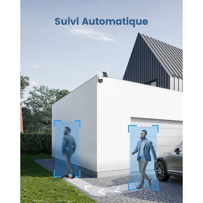 Caméra De Surveillance Solaire Extérieure 4MP 3K - PTZ 360°, Détection De Mouvement, Vision Nocturne Couleur, Sans Fil - 13