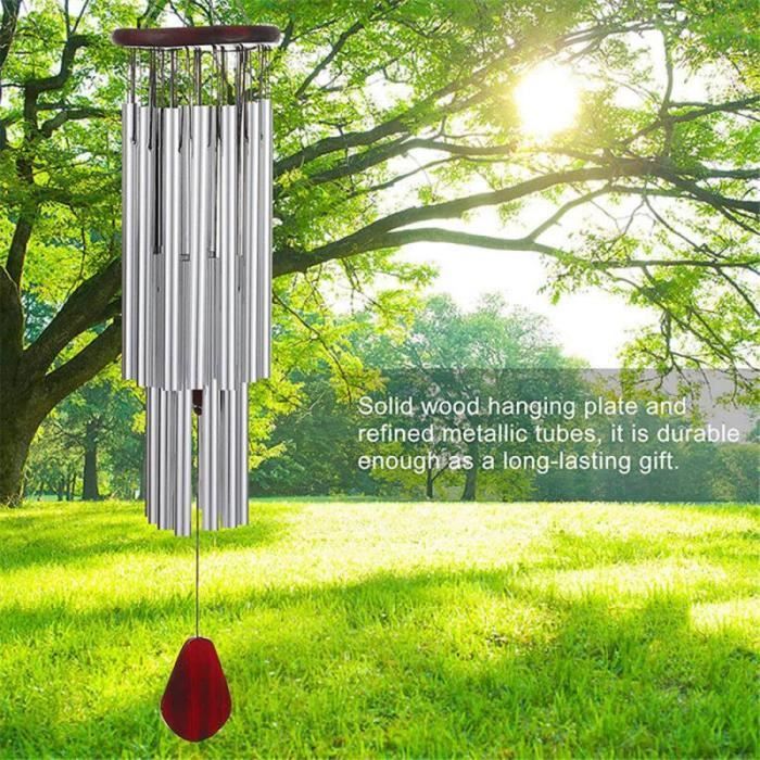 Carillon à Vent, Carillons éoliens extérieurs avec 4 Tubes en Aluminium -  Carillons de Vent Papillon avec Crochet en S, Wind C[9] - Cdiscount Jardin