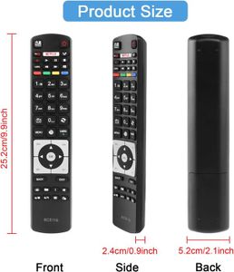 Télécommande De Remplacement Pour Téléviseurs Polaroid TCS65QLEDP TCS65QLEDPR001 - Neuf