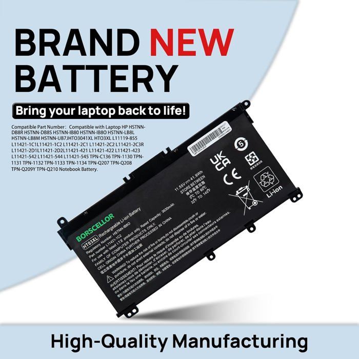Ht03Xl L11119-855 Batterie Pour Ordinateur Portable Hp Pavilion 14-Ce ...
