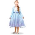 Déguisement classique Elsa - RUBIES - La Reine des Neiges II - Bleu - Enfant-0