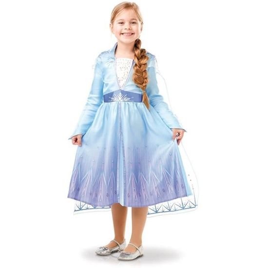 Déguisement robe ANNA la reine des neiges 7-8 ans - Disney officiel -  Cdiscount Jeux - Jouets