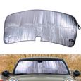 pare-soleil avant pliable pour Mini Cooper, 129x56.5 cm, 2 portes, 2005-2009, 2010, 2011, 2012, 2013-0