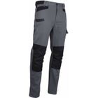 VETSECURITE Pantalon de travail PONCE avec poches genouillères 100% coton Gris - LMA