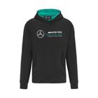 MERCEDES AMG PETRONAS Sweat à Capuche Mercedes-AMG Petronas Motorsport Team Officiel F1 - Homme - Noir - Manches longues