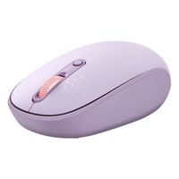 Souris sans Fil tri-mode 800 - 1000 - 1600 DPI 2.4G - Bluetooth avec Bouton Silencieux - Violet