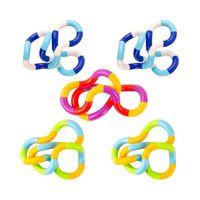 Jouet de décompression - 5 PCS - Tangle Fidget Toy - Soulagement du stress - Pour enfants et adultes - Jeux - Jouets