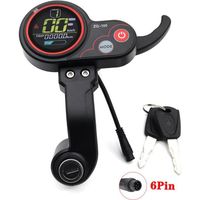 Compteur LCD MR-100 6 Broches Pour Trottinette Électrique - Pièce De Rechange Universelle - SODIAL