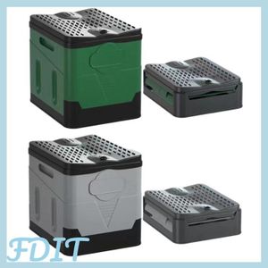 Toilette Portable De Camping Pliable 16,5 L - Pour Adulte - Avec Couvercle - Sans Marque